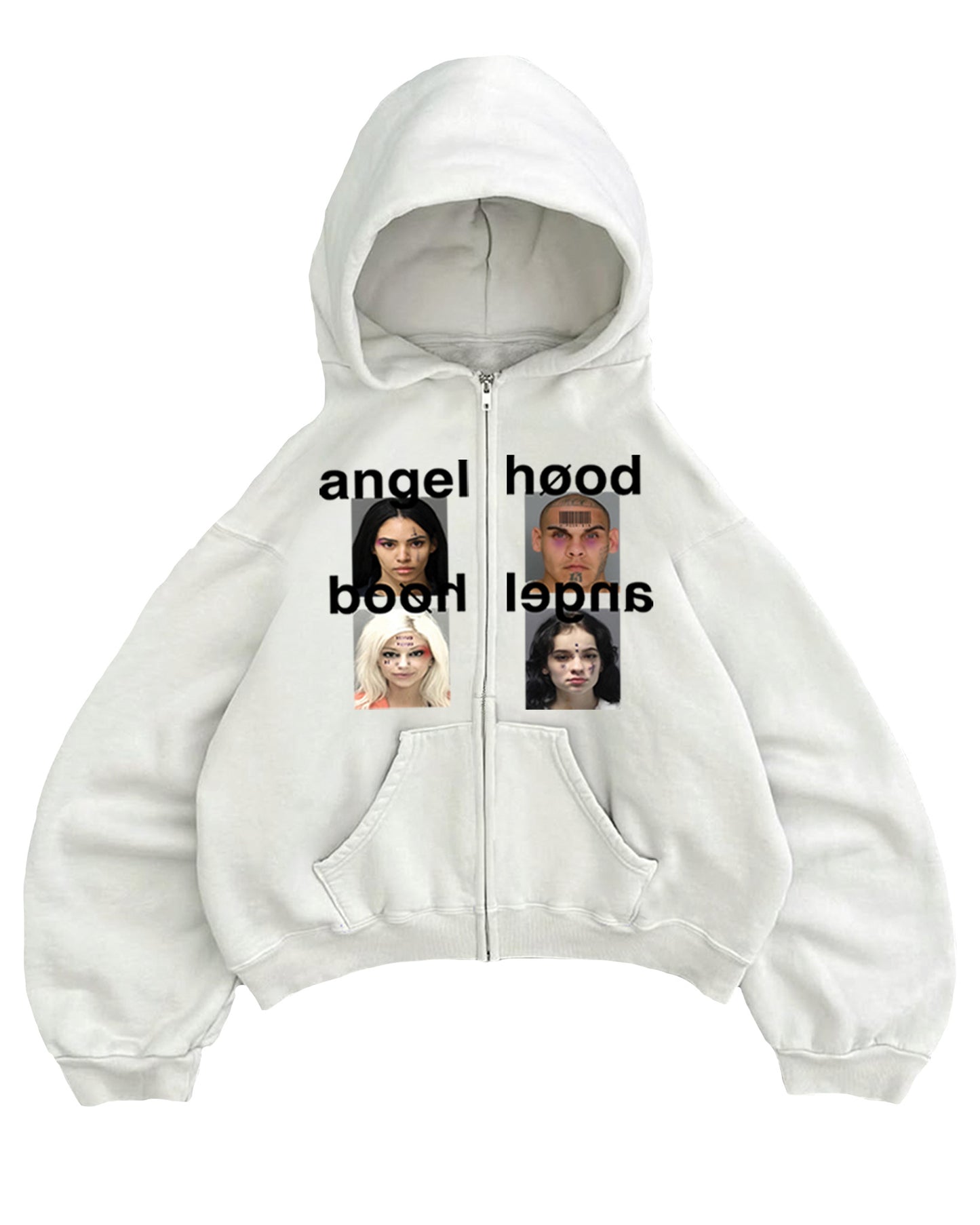 ANGEL HOOD ZIP HOODIE
