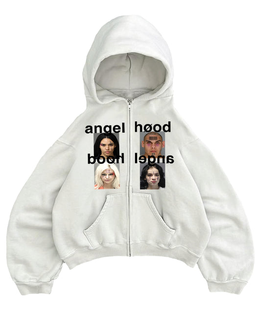 ANGEL HOOD ZIP HOODIE